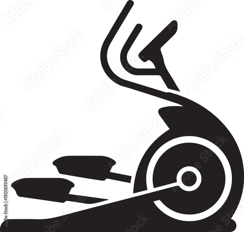 unique elliptical trainer icon