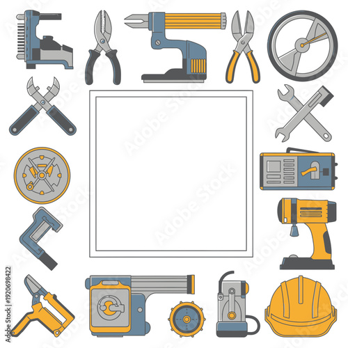 Toolbox Set with Copyspace