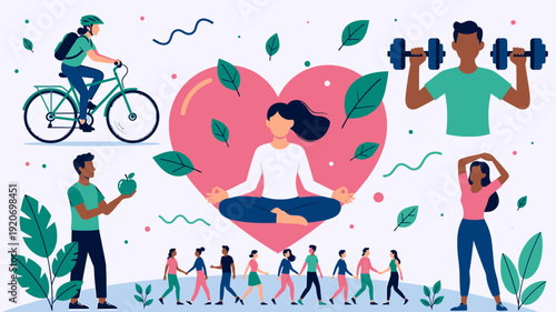 Healthy Lifestyle Illustration