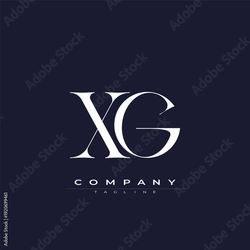 Free Download Elegant interlocking XG monogram emblem minimalist abstract logo design suited for luxury branding, fashion, stationery, packaging, corporate identity and creative projects. - GFXLoad