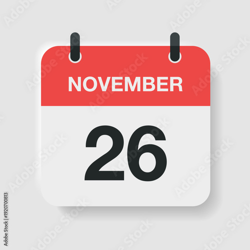 Nov 26, Calendar and time thin line icon. Minimal flat vector illustration. Included simple outline icons as schedule, reminder, appointment, planner, event time, timer, clock.