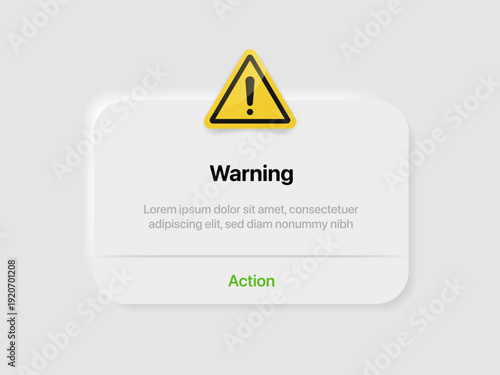 Reminder warning new notification pop up template. Business planning ,events, reminder and timetable page vector illustration EPS10.