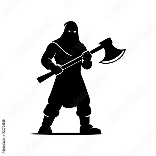 Executioner silhouette illustration vector icon
Vector illustration on a white background