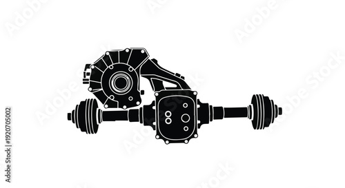 Automotive Gearbox and Drive Axle Technical Silhouette