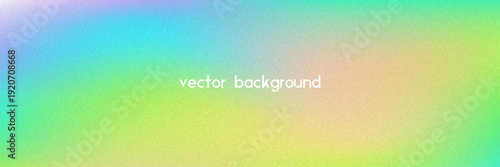 Noise Gradient Background. Abstract Grainy Bg In Pink, Purple And Blue Colors. Iridescent Hologram. Pearlescent Holographic Texture With Rainbow Foil. Dust Overlay On Aesthetic Summer Wall