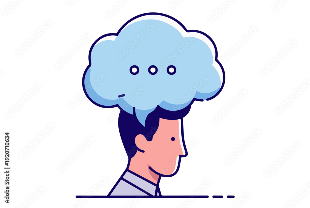 Obraz premium Comic Style Dialog Box