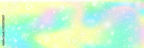 Magic Background. Pink Kawaii Gradient And Beautiful Fairy Hologram. Purple Rainbow Pattern. Fantasy Cartoon Dream With Shiny Holographic Star Design. Blue Magic Background.