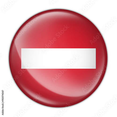 Free Download 3d red stop traffic sign, warning sign isolated on transparent background. - GFXLoad