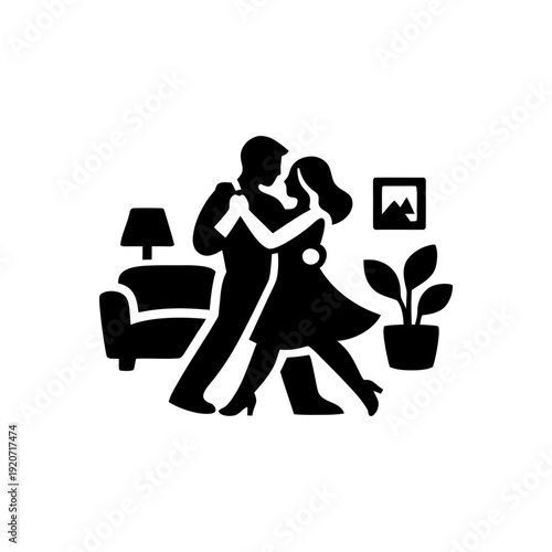 Rhythmic Harmony Ballroom Dance Icon