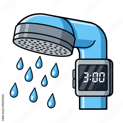 Smart Shower Head with Timer.