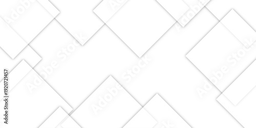 Minimalist geometric white paper frames background with abstract star shape and overlapping rectangular border elements. clean, minimalist background is ideal for modern business presentations