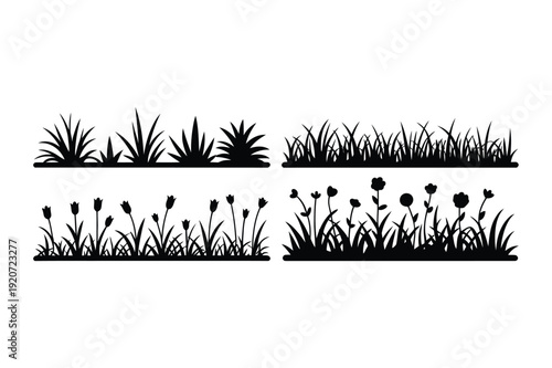 Wallpaper Mural Grassy Meadow and Wildflower Icons Torontodigital.ca