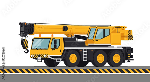Industrial Crane Vehicle For Heavy Lifting And Construction Projects