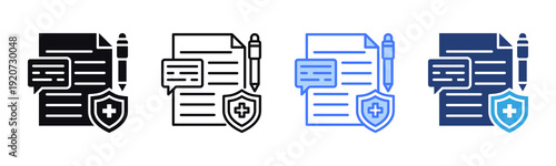 Grievance icon sheet multiple style collection