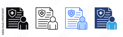 Medicare icon sheet multiple style collection