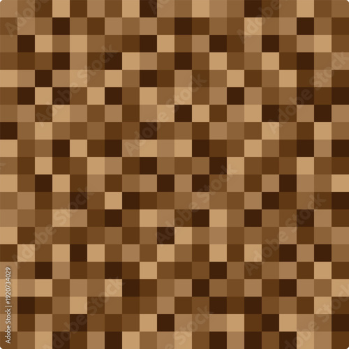 Checkered pattern in brown. Ethnic  pattern. Seamless, simple pattern that is suitable   for  wallpaper and fabric. Beautiful background.