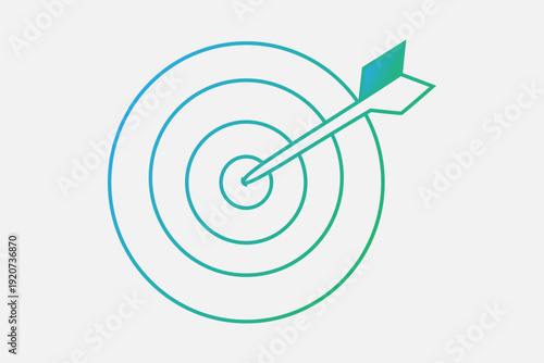 This icon features a bullseye target with an arrow struck directly in the center.
