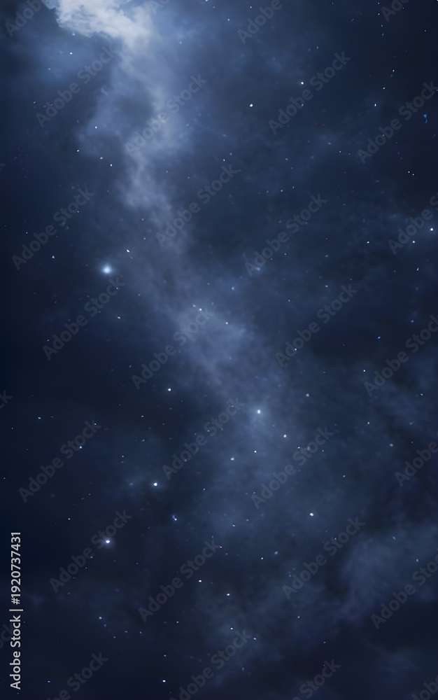 Obraz premium Glowing in Cosmic Mist , AI Generated 