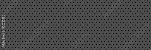 Peg perforated board pattern with holes, steel or aluminum textured gridwall for decoration, bench tool organizer, banner