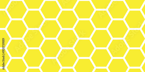 Honeycomb pattern hexagon illustration wallpaper cell geometric seamless design. 