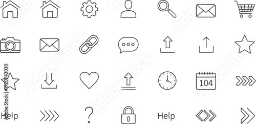 Retro Rotary Phone with Ringing Bell Line Art