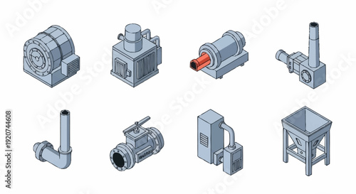Industrial machinery parts and equipment components.