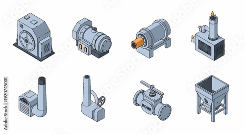 Industrial machinery parts and equipment components.