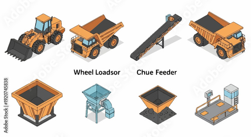 Heavy Machinery Equipment for Construction Sites.