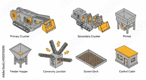 Industrial Machines and Equipment for Manufacturing Process.