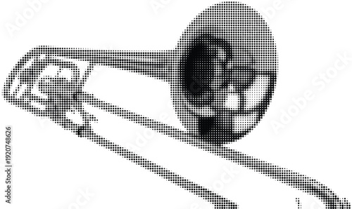 Melodic Brass: A close-up view of a gleaming trombone, its polished surface reflecting the light. A symbol of musical expression and artistic precision.