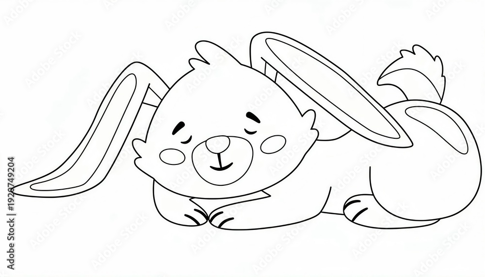 Obraz premium rabbit sketch 