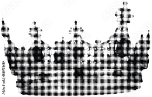 Regal Radiance: A majestic crown of gleaming metal and precious jewels, an emblem of power, royalty, and historical significance.