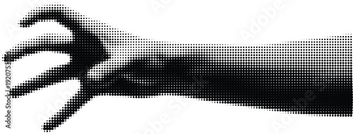 Hand Reach: A monochrome photograph captures the elegance of a hand reaching out, fingers gracefully extended, and creating a sense of anticipation and interaction.