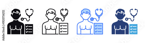 Physical icon sheet multiple style collection