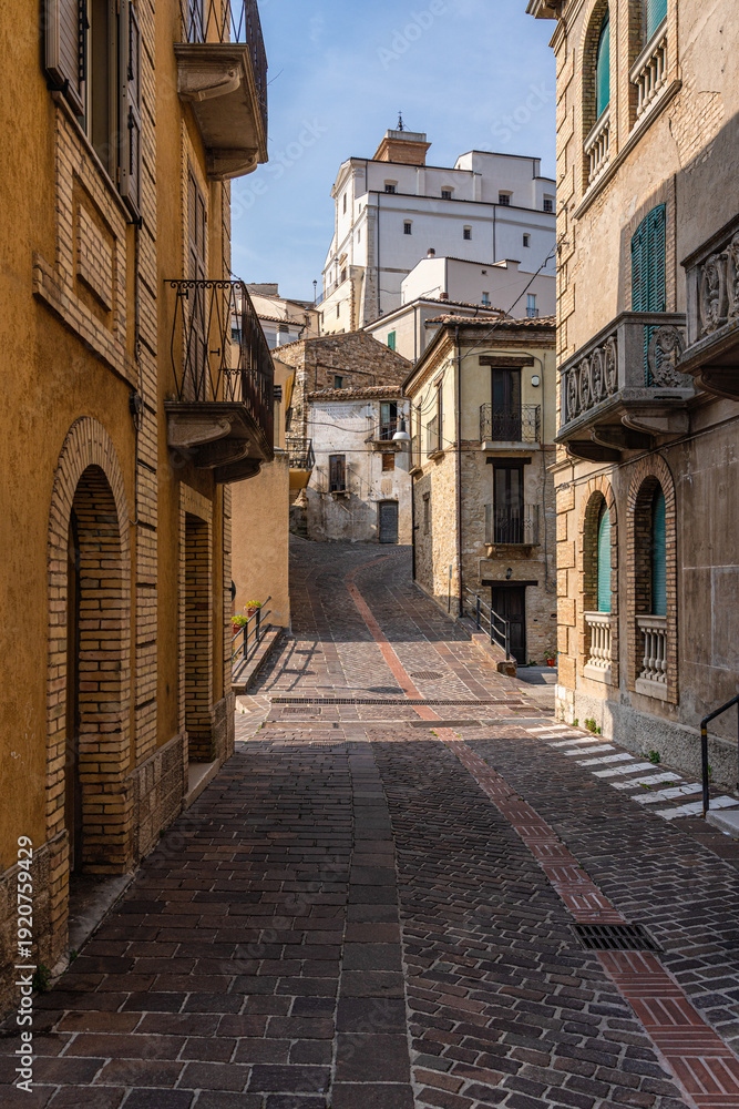 Fototapeta premium Scenic view of Altino, beautiful village in Chieti Province, Abruzzo, central Italy.