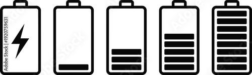 Battery charge levels indicator