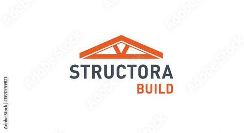 Structora Build Construction Company Logo Design.