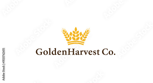 Golden Harvest Co. logo with wheat emblem and company name.
