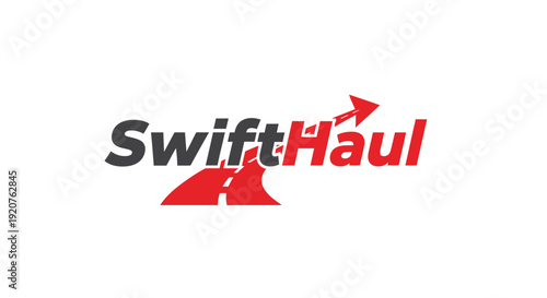 Swift Haul Logistics Transportation Company Logo Design.