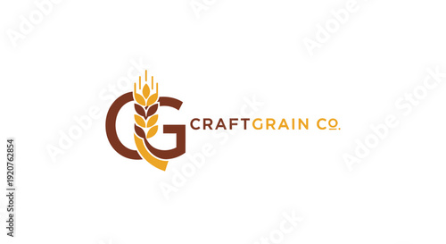 Craft Grain Co. company logo with stylized wheat emblem.