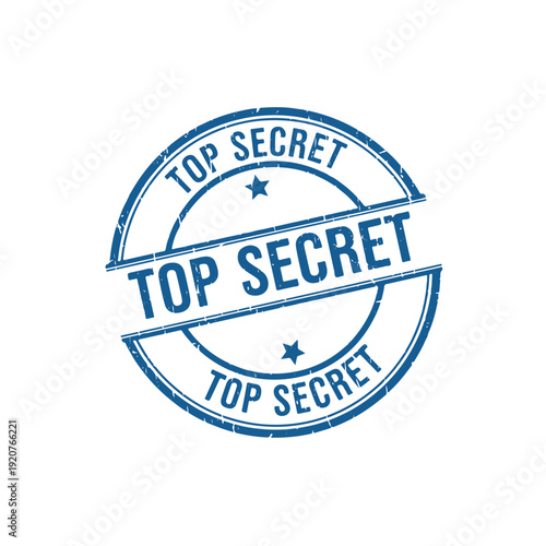Top secret classified stamp mark