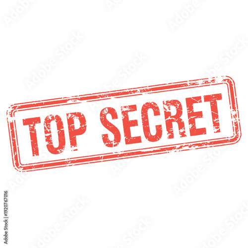 Top secret classified stamp mark