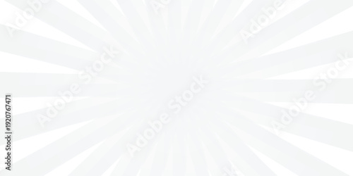 White sun rays background. Summer sun glare in a retro design. Template for a poster or banner.