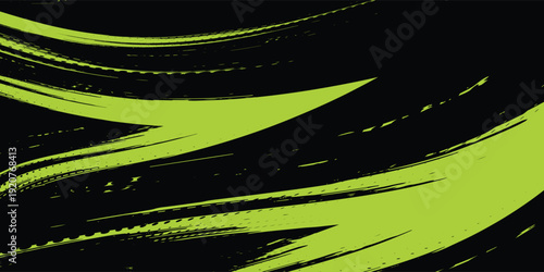 Abstract black and white background with spikes and zigzag line pattern