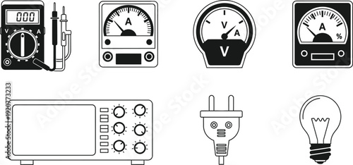 Briefcases with dollar sign icons for finance and business