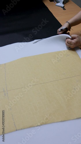 Cutting Upholstery Foam Using Paper Pattern
