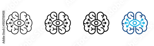 Instinct Icon Different Style Outline Collection Set Vector Illustration