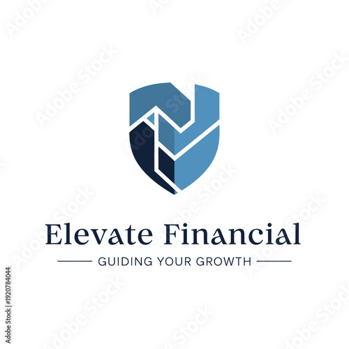 Free Download Elevate Financial Shield Logo Design Element. - GFXLoad