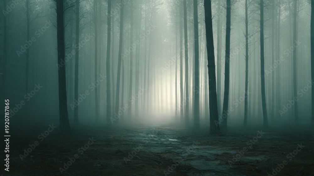 Fototapeta premium Misty Forest