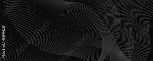 Premium background design with diagonal line pattern in black colour. Digital vector horizontal template for lux business banner, formal invitation, luxury voucher, prestigious gift certificate